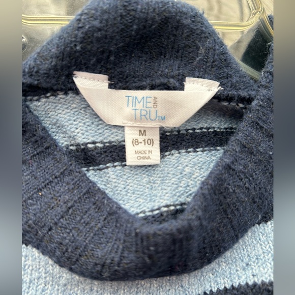 NWOT Time & Tru striped sweater size M - Picture 3 of 3